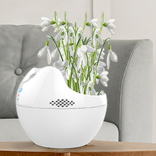 室內(nèi)臺(tái)式盆景空氣凈化器手板模型