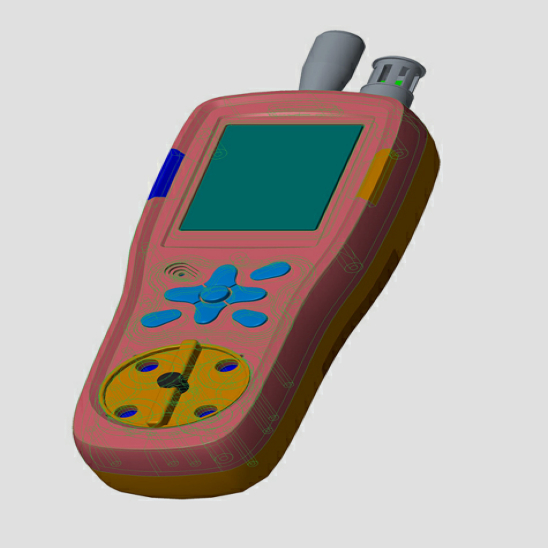 危險氣體檢測儀手板模型