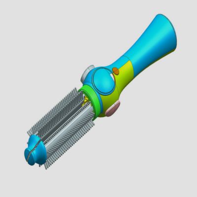 直發(fā)器手板模型