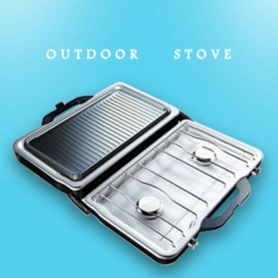 便攜式戶外野營(yíng)電燒烤爐手板模型