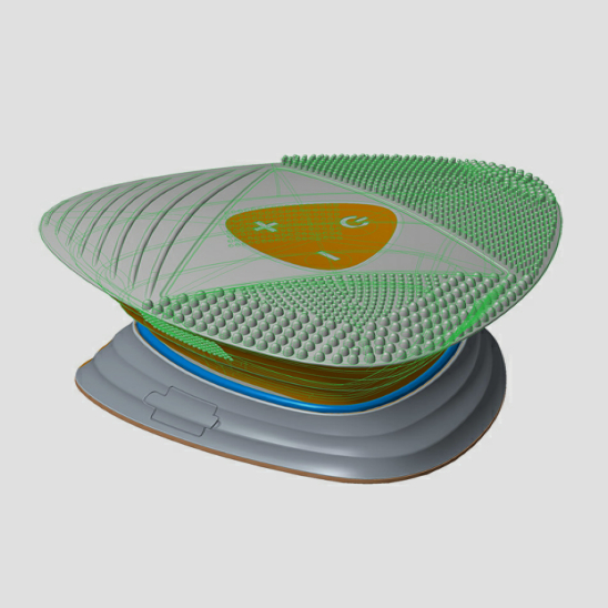 臉部按摩儀手板模型